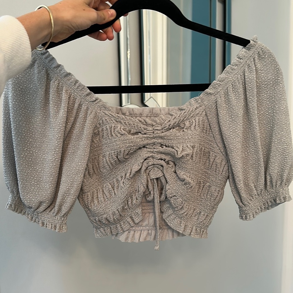 Sparkle crop top